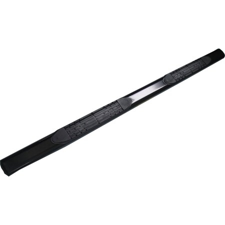 Trailfx TrailFX 2950522053; Step Nerf Bar; With Step Pads 4 Inch Oval Straight Powder Coated Black Steel 2950522053